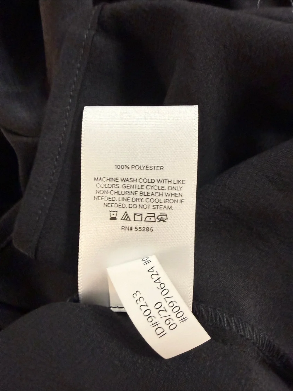 Express Black Puff Sleeve Button Front Blouse L NWT